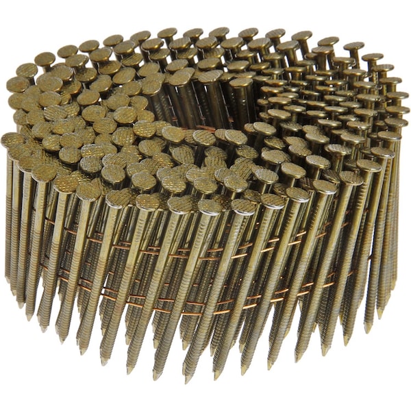Grip-Rite Grip-Rite 2-3/8 in. L X 11 Ga. Wire Coil Brite Framing Nails 15 deg 3000 pk - GRC8RD