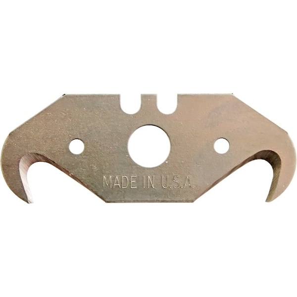 The Brush Man Heavy Duty Roofers Deep Hook Knife Blade, 100PK - BLADE-DEEP-HKHD