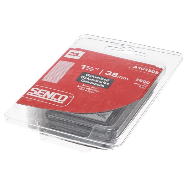 Senco Senco 1-1/2 in. L X 23 Ga. Straight Strip Galvanized Micro Pins 2600 pk - A101509