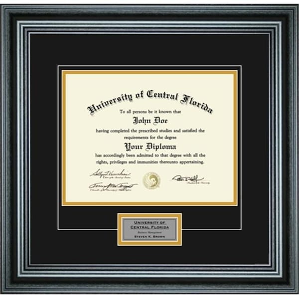 Perfect Cases Perfect Cases PCFRM-D2PM 8.5 x 11 in. Single Diploma Frame with Engraving for Diploma - PCFRM-D2PM