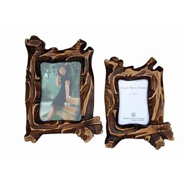 Sunshine Trading Sunshine Trading ST-16-7 Handmade Wood Photo Frame - 5 x 7 Inch - ST-16-7