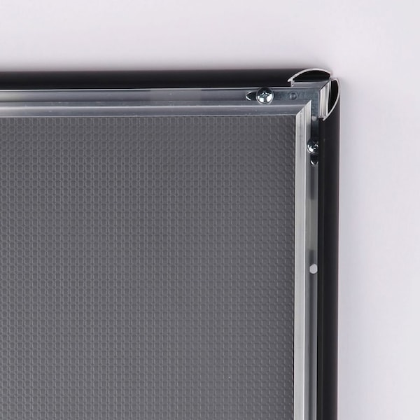 M&T Displays Snap Frame 20 in. X 30 in. Poster Size, 1 in. Black, Mitred Corner - UCN255B023X2990