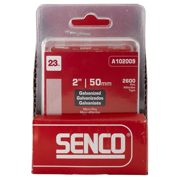 Senco Senco 2 in. L X 23 Ga. Straight Strip Galvanized Micro Pins 2600 pk - A102009