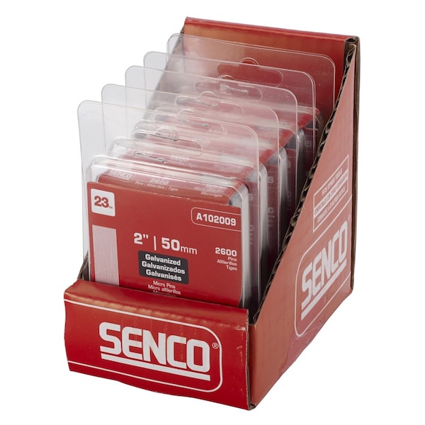 Senco Senco 2 in. L X 23 Ga. Straight Strip Galvanized Micro Pins 2600 pk - A102009