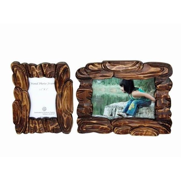 Sunshine Trading Sunshine Trading ST-17-7 Handmade Wood Photo Frame - 5 x 7 Inch - ST-17-7