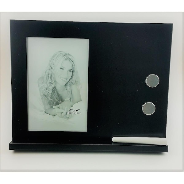 Jiallo 4 x 6 in. Photo Frame with Chalk Board & Magnets - 63334