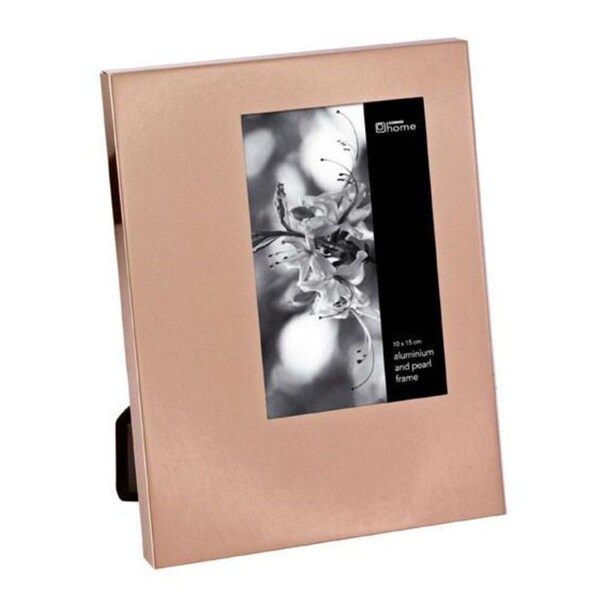 Jiallo 4 x 6 in. Photo Frame Off Center Wide Border Aluminum & Copper Finish - 61404