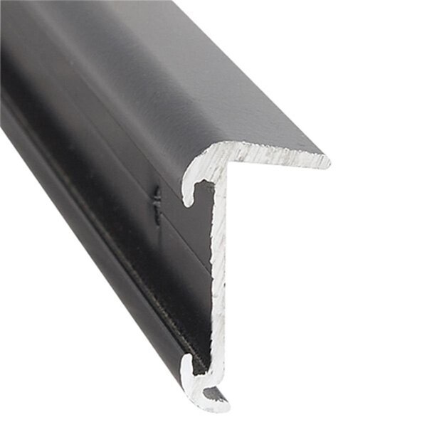 Strike3 16 ft. Black Aluminum Insert Roof Edge - ST912126