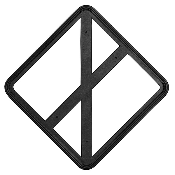 Qualarc 24 x 24 in. Diamond or Square Frame - Black - DISQ-24X24