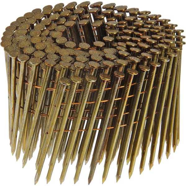 Grip-Rite Grip-Rite 2-3/8 in. L Wire Coil Bright Framing Nails 15 deg 3000 pk - GRC8PD