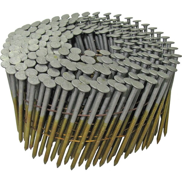 Grip-Rite Grip-Rite 3-1/4 in. L X 11 Ga. Wire Coil Hot-Dip Galvanized Framing Nails 15 deg 2500 pk - GRC12RDHG