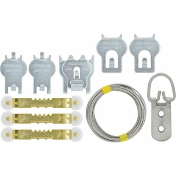 Totalturf 20-60 lbs High & Mighty Picture Hanging Kit; 13 Piece - TO830446
