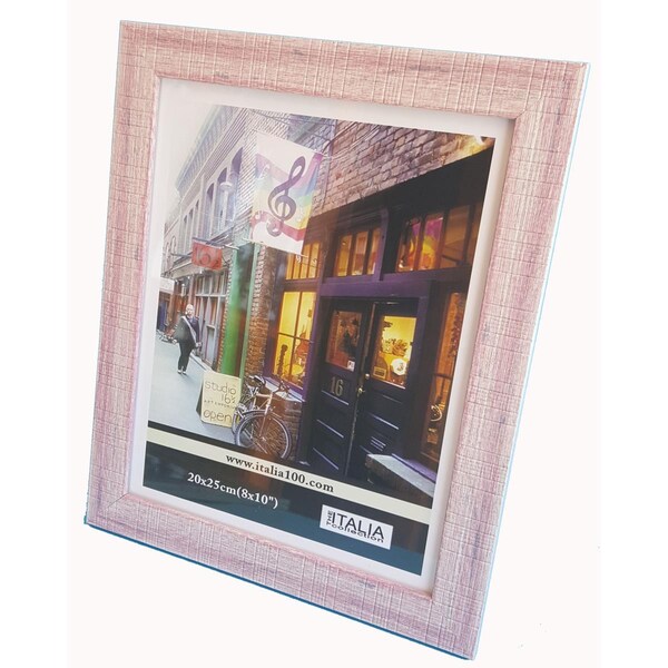 Italia 5 x 7 in. Polystyrene Photo Frame Pink - Medium, 3PK - 70993