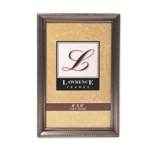 Blueprints Antique Pewter 4x6 Picture Frame - Bead Border Design - BL24869