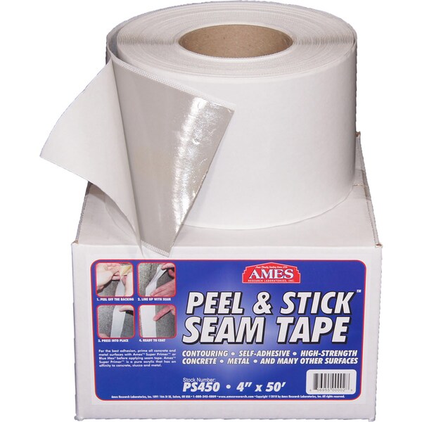 Ames Research Laboratories AMES Peel & Stick Gray Rubber Waterproofing and Seam Tape - PS450