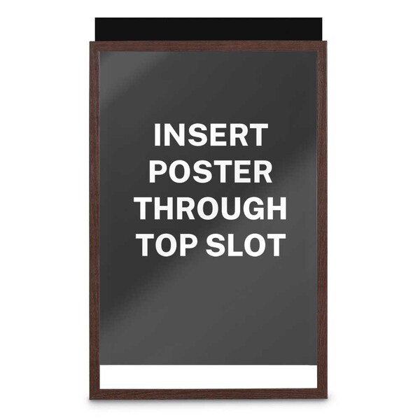 United Visual Products Drop-In Shadowbox, 12"x18", Light Oak/Ultr - UVSB1218-LTOAK-ULTMAR