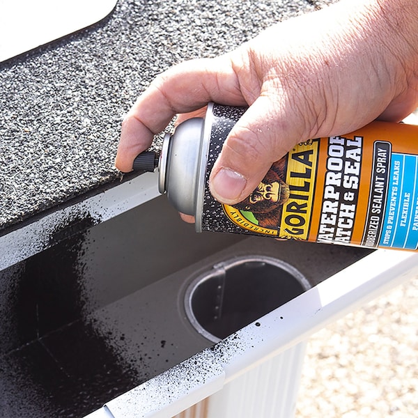 Gorilla Glue Gorilla Black Rubber Waterproof and Sealer 16 oz - 104052