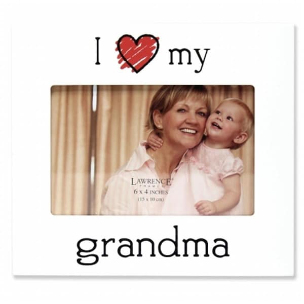 Lawrence Frames I Love My Grandma Picture Frame - White, 0.67 in. - LA328128