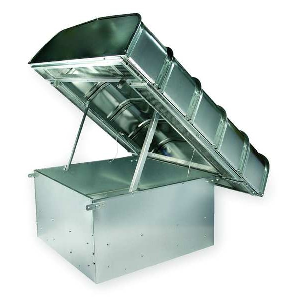 Dayton Gravity Vent, 20 In, Base 24 1/2 In Sq - 3FKE1