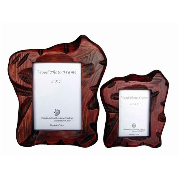 Sunshine Trading Handmade Wood Photo Frame - 5 x 7 Inch - ST-08-7