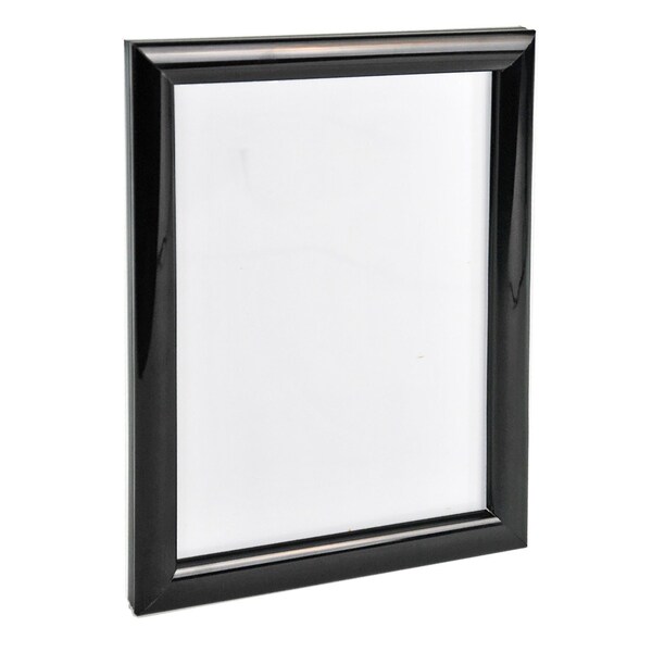 Azar Displays Wall Mount Plastic Snap Poster Frame 8.5'' x 11'' Portrait/Landscape Sign Holder Frame, 4PK - 300336-BLK-4PK
