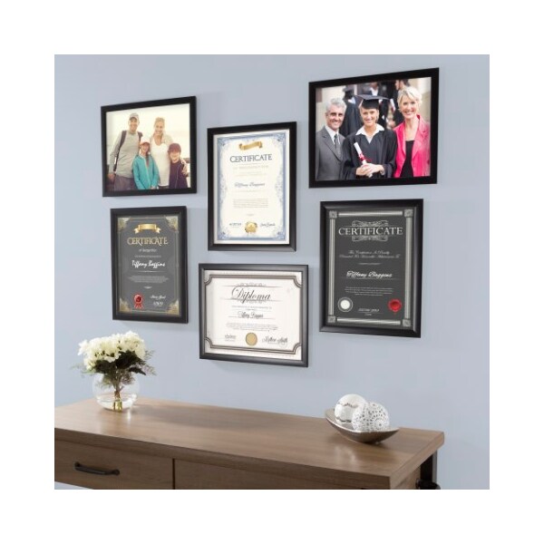Hastings Home Hastings Home 11x14 Picture Frame Set - 6 Pack, Black - 867427SUA