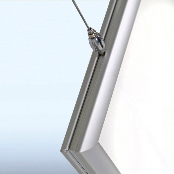 Azar Displays 22''W x 28''H Double-Sided Hanging Snap Frame - 300412