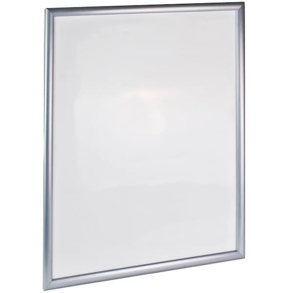 Azar Displays Wall Mount Plastic Snap Poster Frame 24'' x 36'' Portrait/Landscape Sign Holder Frame - 300344-SLV