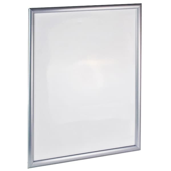 Azar Displays Wall Mount Plastic Snap Poster Frame 20'' x 30'' Portrait/Landscape Sign Holder Frame - 300346-SLV