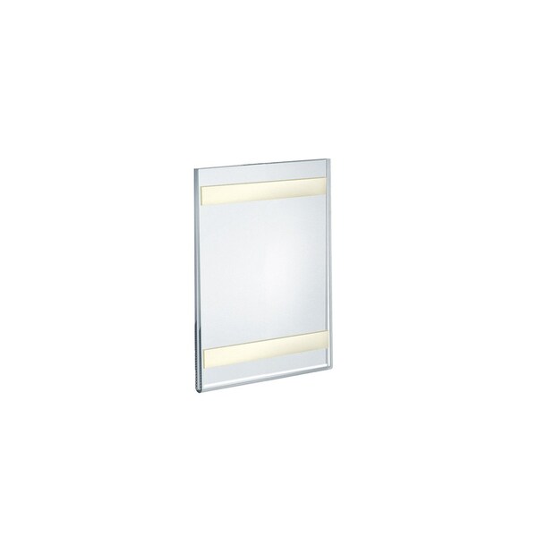 Azar Displays Clear Acrylic Wall Artwork and Photo Frame with Tape 5'' W x 7'' H Portrait / Vertical, 2PK - 122027-GS-2PK