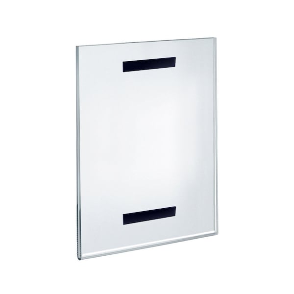 Azar Displays Clear Acrylic 11'' x 14'' Magnetic U-Frame, 2PK - 129946-GS-2PK