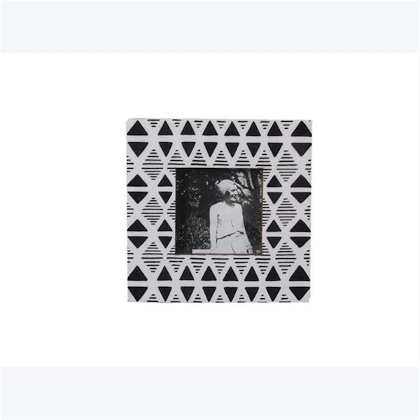 Youngs 4 x 4 in. Wood Glossy Photo Frame - 19910