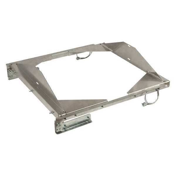 Dayton Hinge Kit, 34inWx34inL, Galvanized Steel - 20CK53