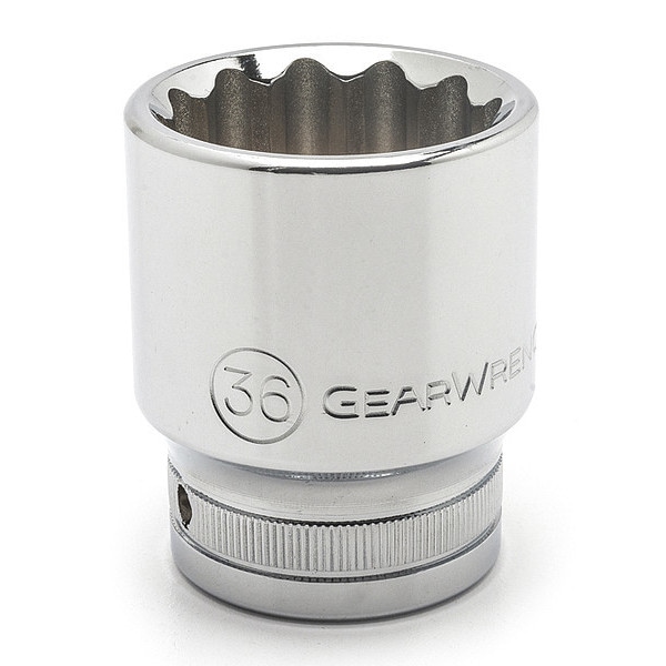 Gearwrench 3/4" Drive 12 Point Standard Metric Socket 36mm - 82474