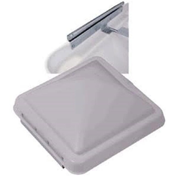Vortex 69278 14 x 14 in. Roof White Vent Lid - VO845453