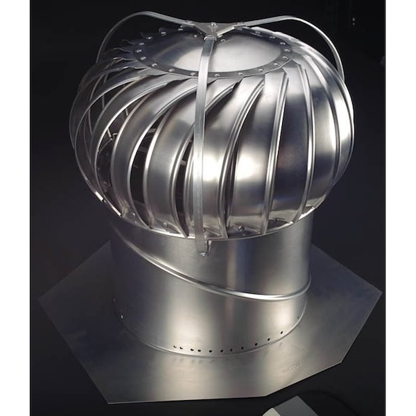 Lomanco LOMANCO Whirlybird BEB12 Turbine Ventilator, 110 mph, Aluminum - BEB12