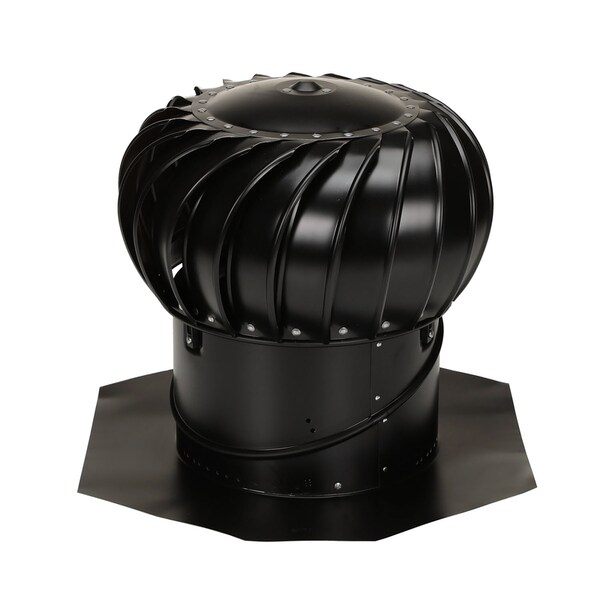 Air Vent TURBINE BS 12" BLK - TIBS0100
