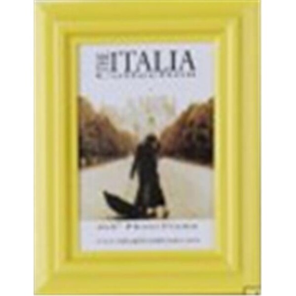 Italia ITALIA 70535 5 x 7 In. Yellow Br Frames - 6 Pack - 70535