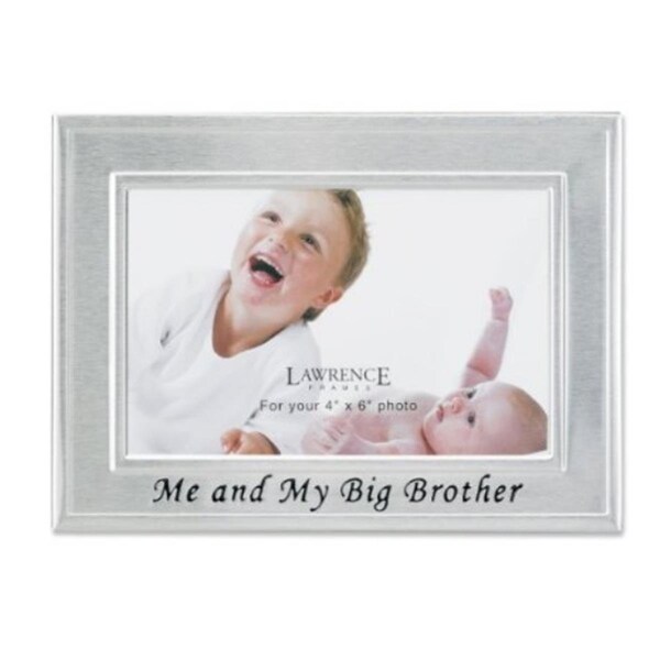 Blueprints Big Brother Silver Plated 6x4 Picture Frame - Me And My Big Brother Design - BL628532