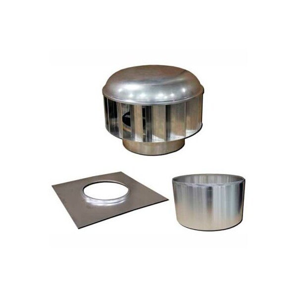 Envira-North Systems Ltd. Envira-North Hurricane Turbine Ventilator 12 Inch Straight Flue - EN900X9305