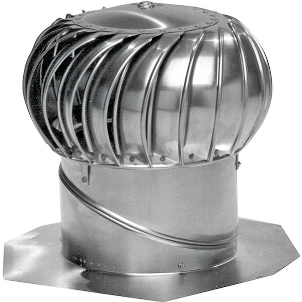 Lomanco LOMANCO Whirlybird BIB12 Turbine Ventilator, 110 mph, Aluminum - BIB12