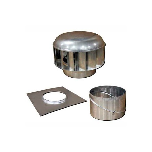 Envira-North Systems Ltd. Envira-North Hurricane Turbine Ventilator 12 Inch Variable Pitch Flue - EN900X9300