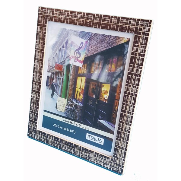 Italia 5 x 7 in. Polystyrene Photo Frame Brown - Medium, 3PK - 70995