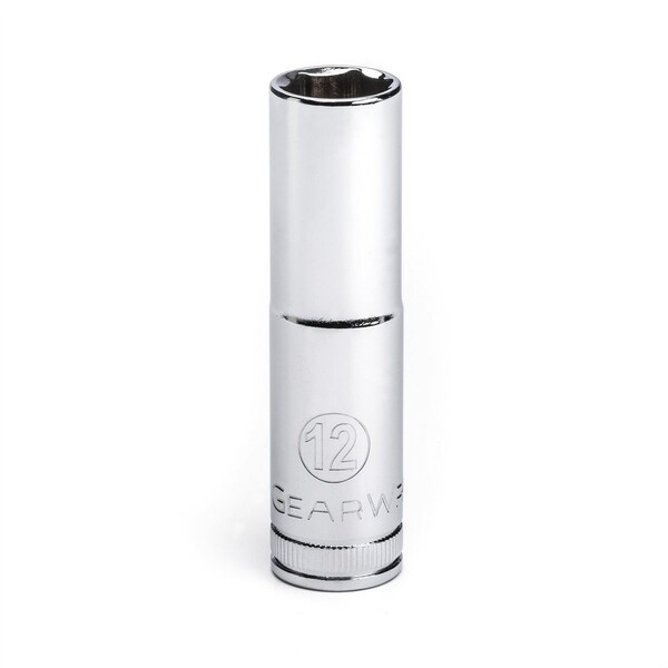 Gearwrench 38 Drive 6 Point Deep Metric Socket 12mm - KDT80394D