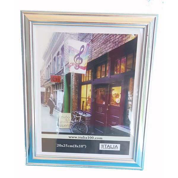 Italia 8 x 10 in. Polystyrene Photo Frame Silver - Large, 3PK - 81039