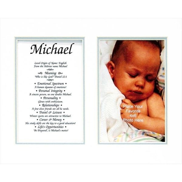 Tpwmsemd Townsend FN03Andrew Personalized Matted Frame With The Name & Its Meaning - Andrew - FN03ANDREW
