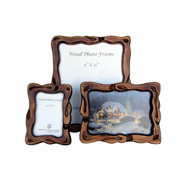 Sunshine Trading Handmade Wood Photo Frame - 3.5 x 5 Inch - SU460702