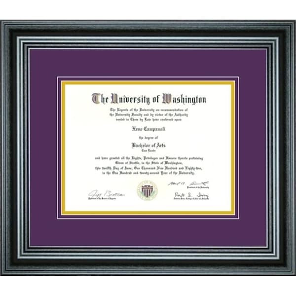 Perfect Cases Perfect Cases PCFRM-D1PM1114 11 x 14 in. Single Diploma Frame for Diploma - PCFRM-D1PM1114