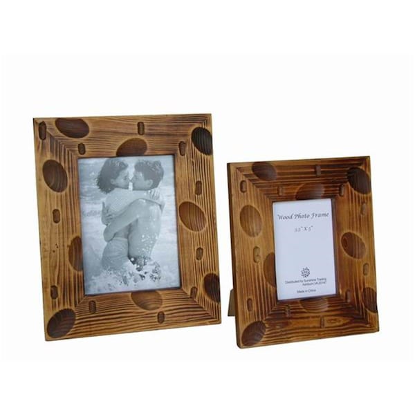 Sunshine Trading Handmade Wood Photo Frame - 3.5 x 5 Inch - SU460707