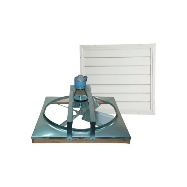 Ventamatic Cool Attic 30" Belt Drive Whole House Fan With Shutter - CX30BD2SPD